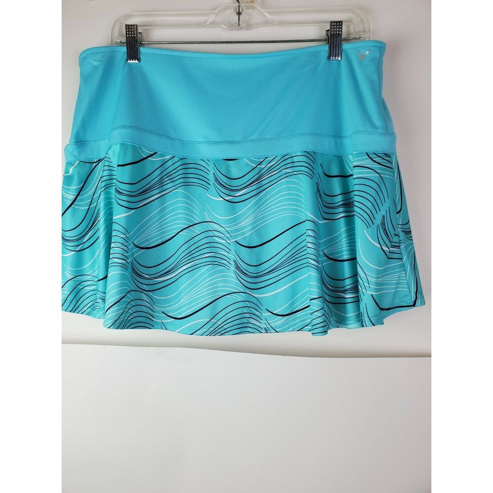 Callaway Women's Blue Opti-Dri Athletic Golf Skort Tennis Skirt Size‎ L